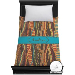 Tribal Ribbons Duvet Cover - Twin (Personalized)