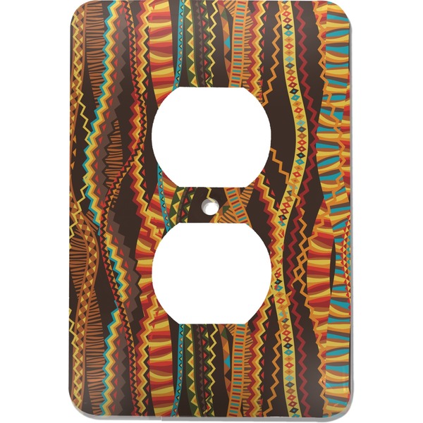 Custom Tribal Ribbons Electric Outlet Plate