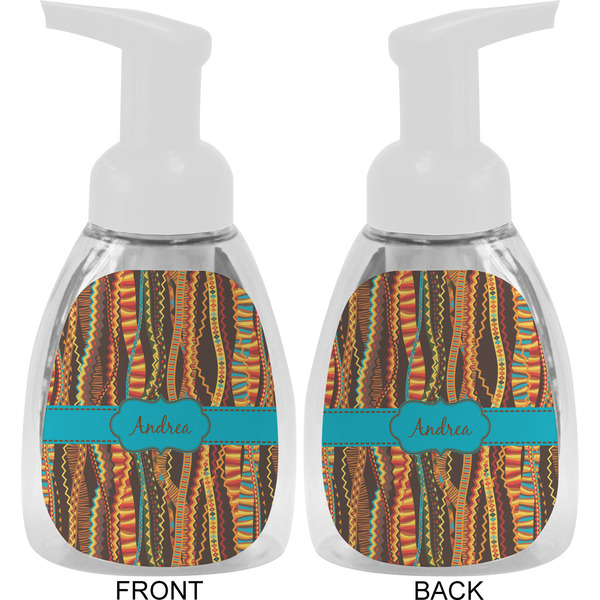 Tribal Ribbons Foam Soap Bottle Approval - White