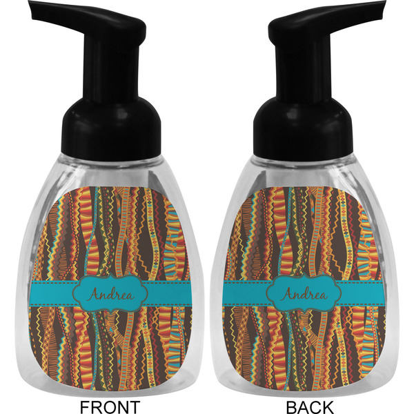 African Ribbons Foam Soap Bottle (Front & Back)