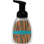 Tribal Ribbons Foam Soap Bottle - Black (Personalized)