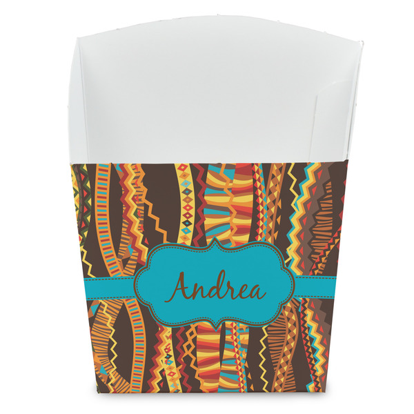 Custom Tribal Ribbons French Fry Favor Boxes (Personalized)