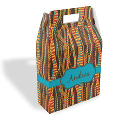 Tribal Ribbons Gable Favor Box (Personalized)