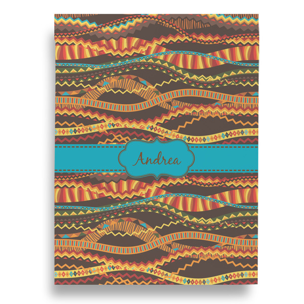 Tribal Ribbons Garden Flags - Large - Double Sided - BACK