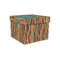 Tribal Ribbons Gift Boxes with Lid - Canvas Wrapped - Small - Front/Main