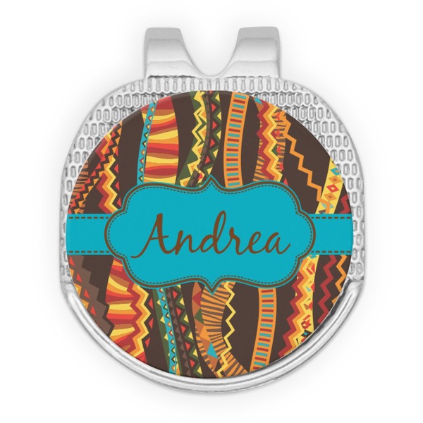 Tribal Ribbons Golf Ball Hat Marker Hat Clip