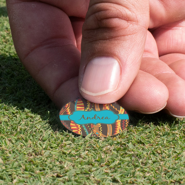 Tribal Ribbons Golf Ball Marker - Hand
