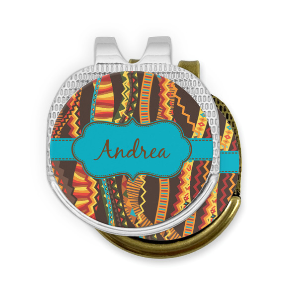 Tribal Ribbons Golf Ball Marker Hat Clip - PARENT/MAIN