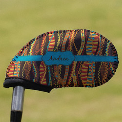 Tribal Ribbons Golf Club Iron Cover (Personalized)