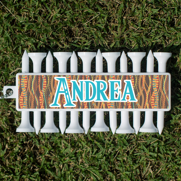 Custom Tribal Ribbons Golf Tees & Ball Markers Set (Personalized)