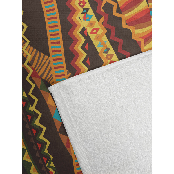 Tribal Ribbons Golf Towel - Detail