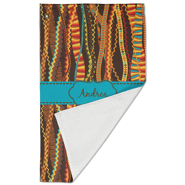 Tribal Ribbons Golf Towel - Folded (Large)