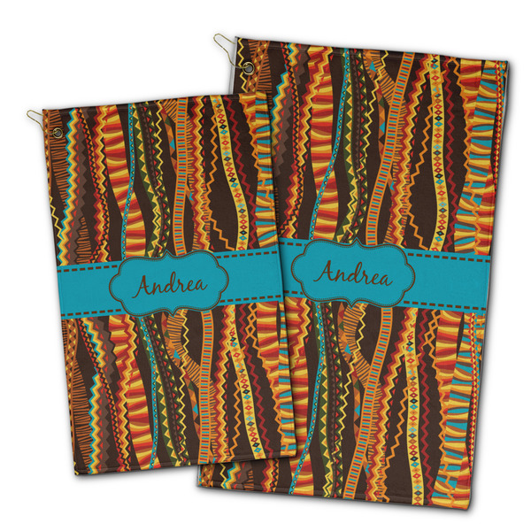 Tribal Ribbons Golf Towel - PARENT (small and large)