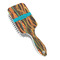 Tribal Ribbons Hair Brush - Angle View