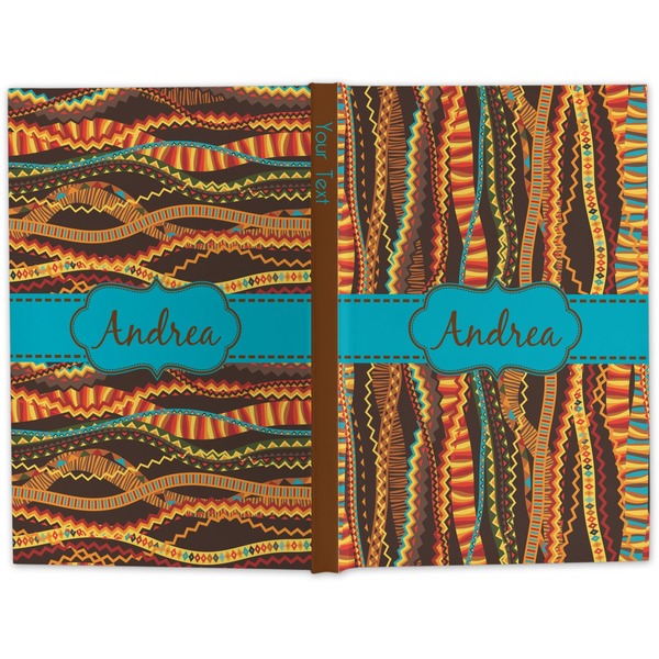 Tribal Ribbons Hard Cover Journal - Apvl