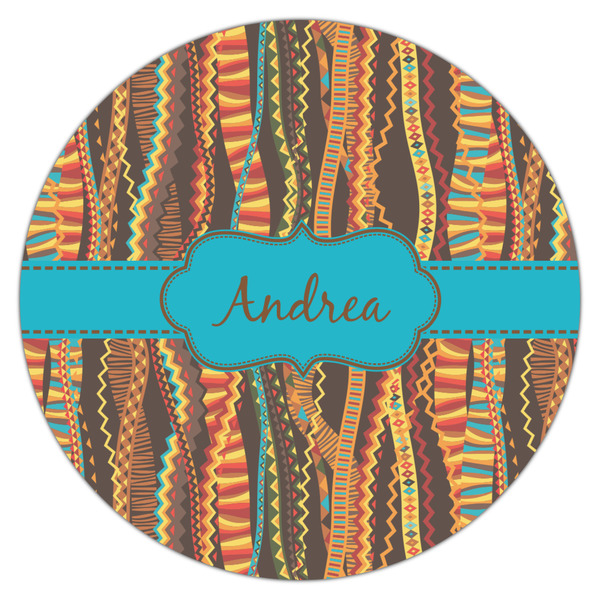 Tribal Ribbons Icing Circle - Large - Single