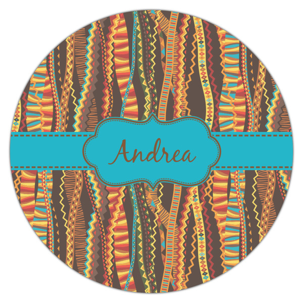 Tribal Ribbons Icing Circle - Medium - Single