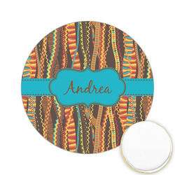 Tribal Ribbons Printed Cookie Topper - 2.15" (Personalized)