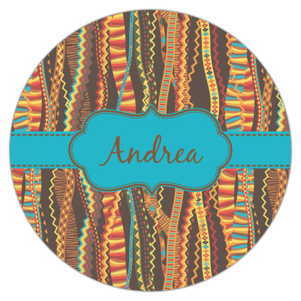 Tribal Ribbons Icing Circle - Small - Single