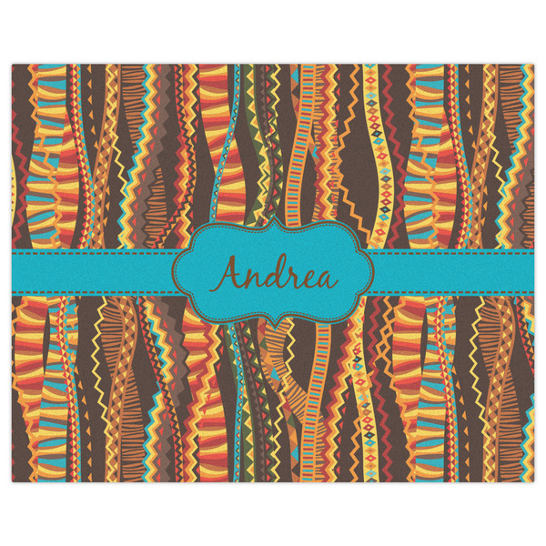 Tribal Ribbons Indoor / Outdoor Rug - 8'x10' - Front Flat