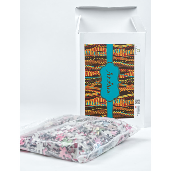 Tribal Ribbons Jigsaw Puzzle 1014 Piece - Box