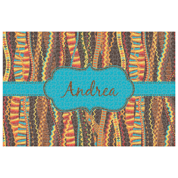 Custom Tribal Ribbons Jigsaw Puzzle - 1000-piece (Personalized)