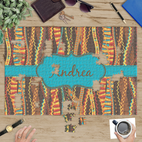 Tribal Ribbons Jigsaw Puzzle 1014 Piece - In Context