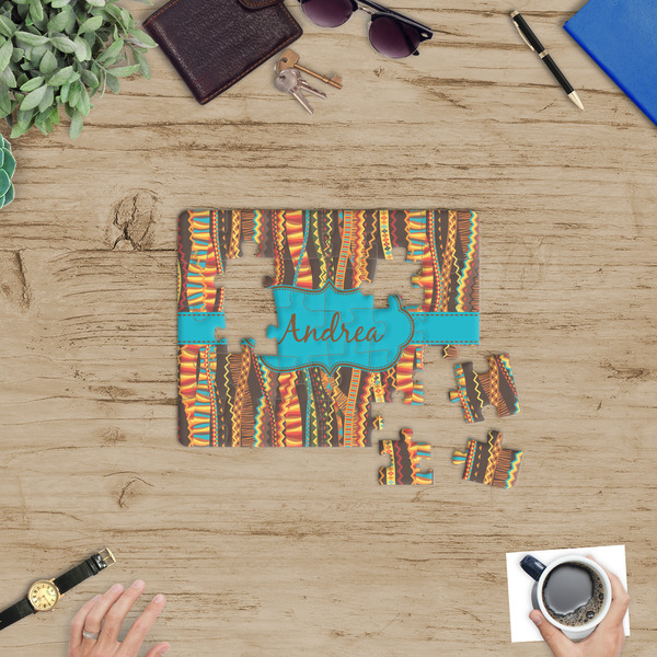 Tribal Ribbons Jigsaw Puzzle 30 Piece - In Context