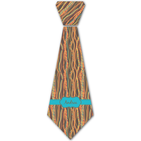 Custom Tribal Ribbons Iron On Tie - 4 Sizes w/ Name or Text