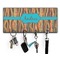 Tribal Ribbons Key Hanger w/ 4 Hooks w/ Name or Text