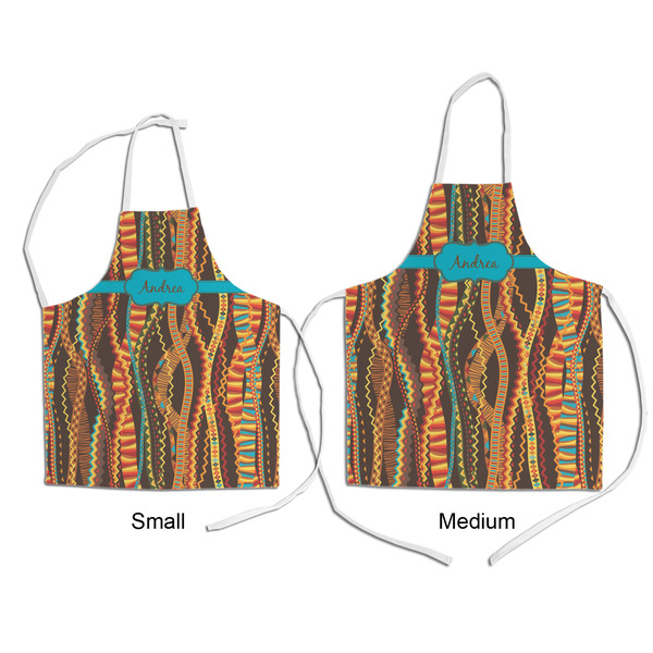 Tribal Ribbons Kid's Aprons - Comparison
