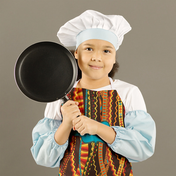 Tribal Ribbons Kid's Aprons - Medium - Lifestyle