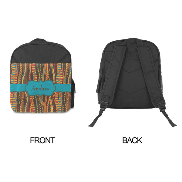Tribal Ribbons Kid's Backpack - Approval