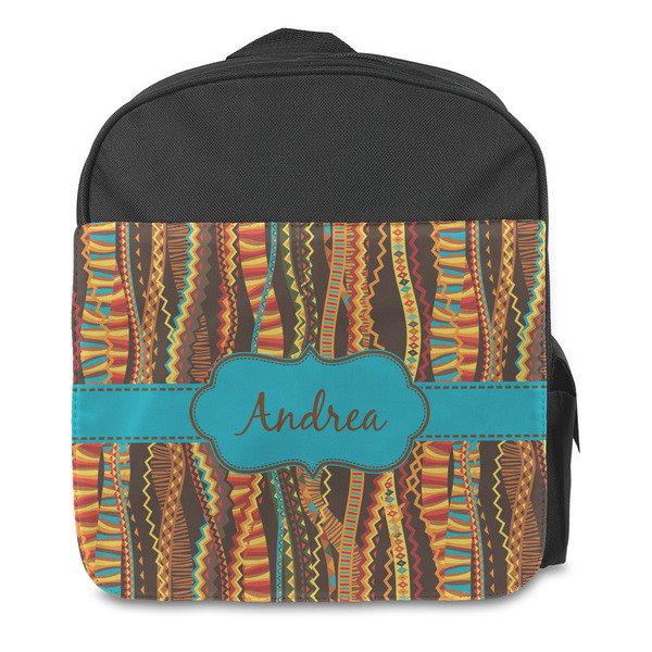 Tribal Ribbons Kids Backpack - Front