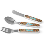 Tribal Ribbons Kid's Flatware (Personalized)