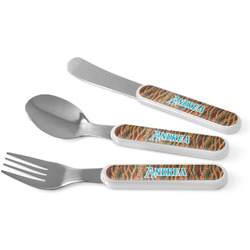 Tribal Ribbons Kid's Flatware (Personalized)