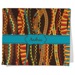 Tribal Ribbons Kitchen Towel - Poly Cotton w/ Name or Text