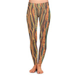 Tribal Ribbons Ladies Leggings - 2X-Large