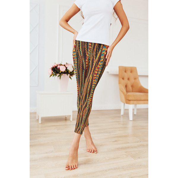 Tribal Ribbons Ladies Leggings - LIFESTYLE 2
