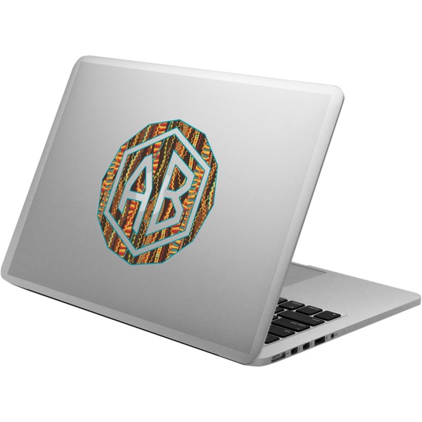 Custom Tribal Ribbons Laptop Decal (Personalized)
