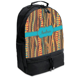 Tribal Ribbons Backpacks - Black (Personalized)