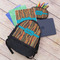 Tribal Ribbons Large Backpack - Black - With Stuff