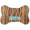 Tribal Ribbons Bone Shaped Dog Food Mat (Personalized)