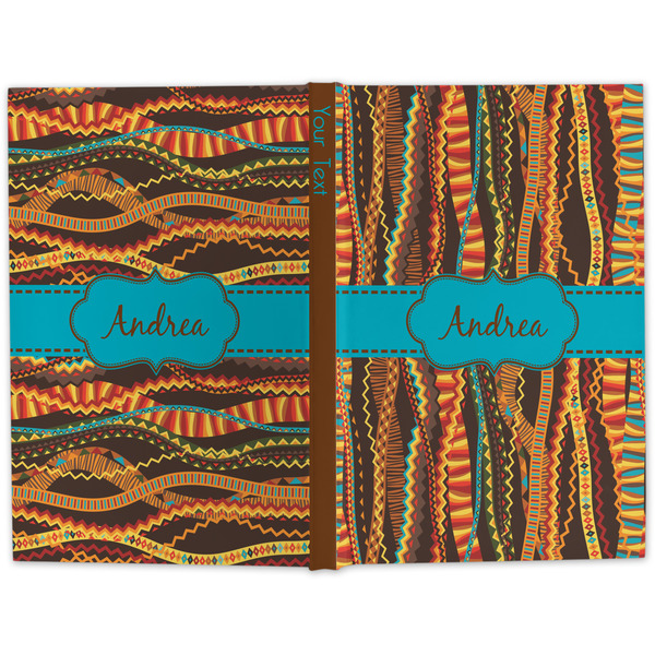 Tribal Ribbons Large Hard Cover Journal - Apvl