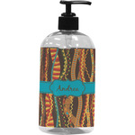 Tribal Ribbons Plastic Soap / Lotion Dispenser (16 oz - Large - Black) (Personalized)