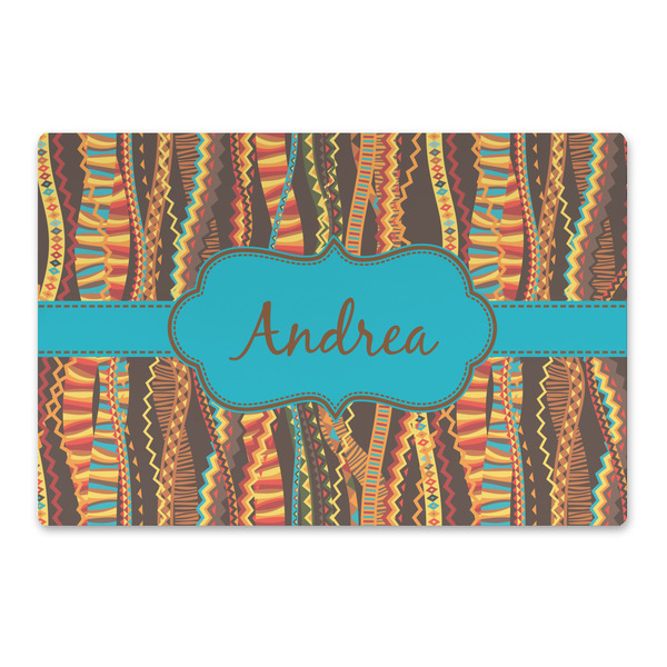 Custom Tribal Ribbons Large Rectangle Car Magnet (Personalized)