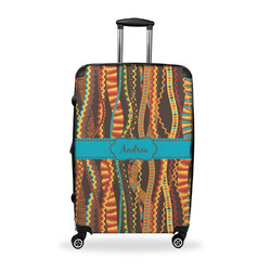 Tribal Ribbons Suitcase - 28" Large - Checked w/ Name or Text