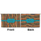 Tribal Ribbons Large Zipper Pouch Approval (Front and Back)