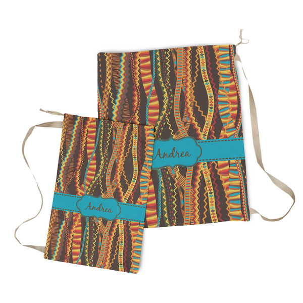 Tribal Ribbons Laundry Bag - Both Bags