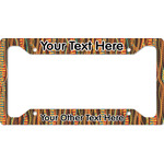 Tribal Ribbons License Plate Frame (Personalized)